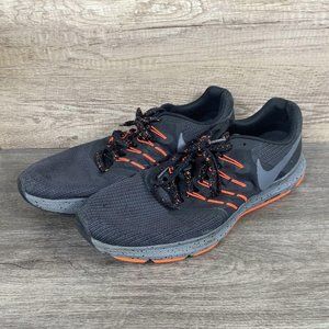 Nike Run Swift SE Black/Gray/Orange Running Shoes AR1945-001 Size 14